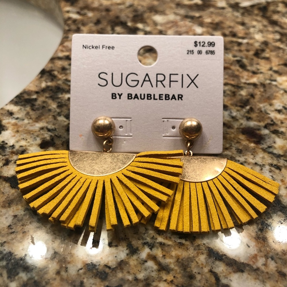 Yellow sugar fix earrings